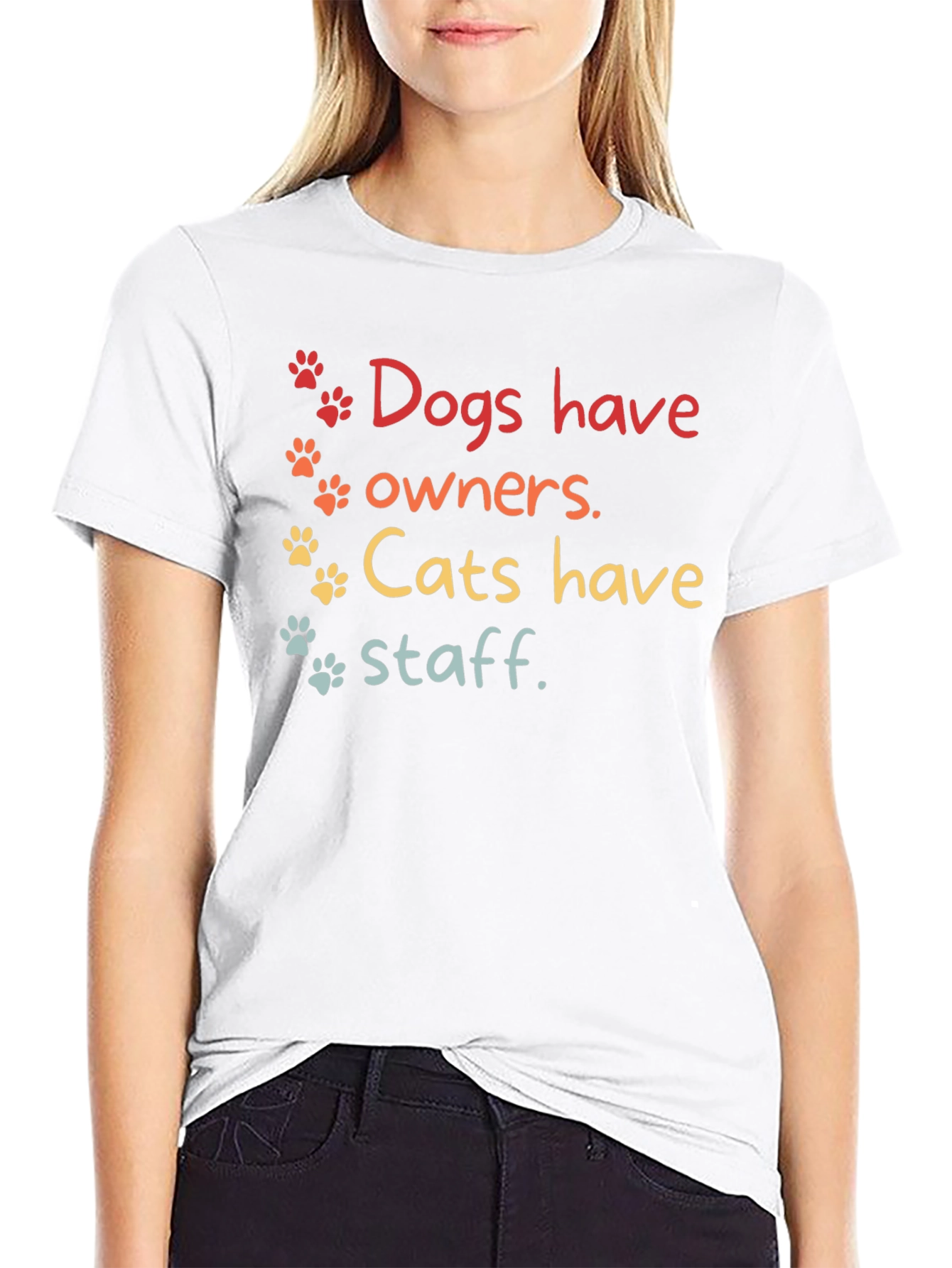 Dogs & Cats T-Shirt - Owners and Staff Tee