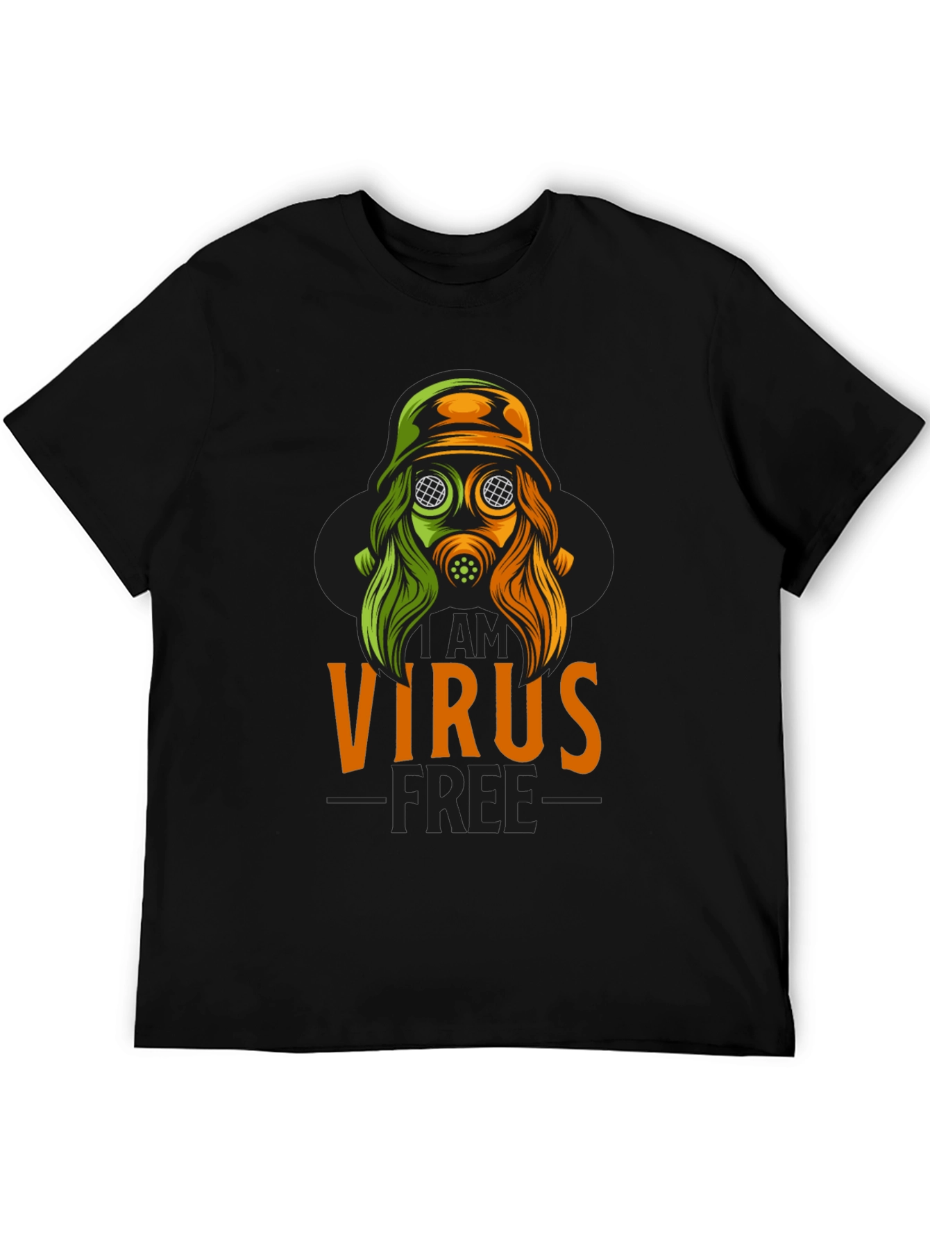 Virus Free Graphic T-Shirt