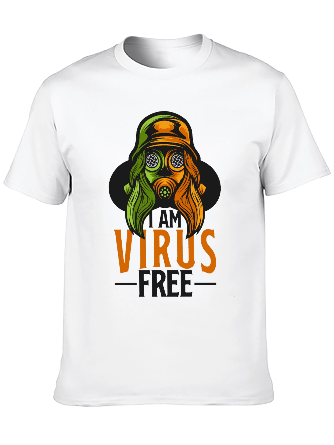 Virus Free Graphic T-Shirt