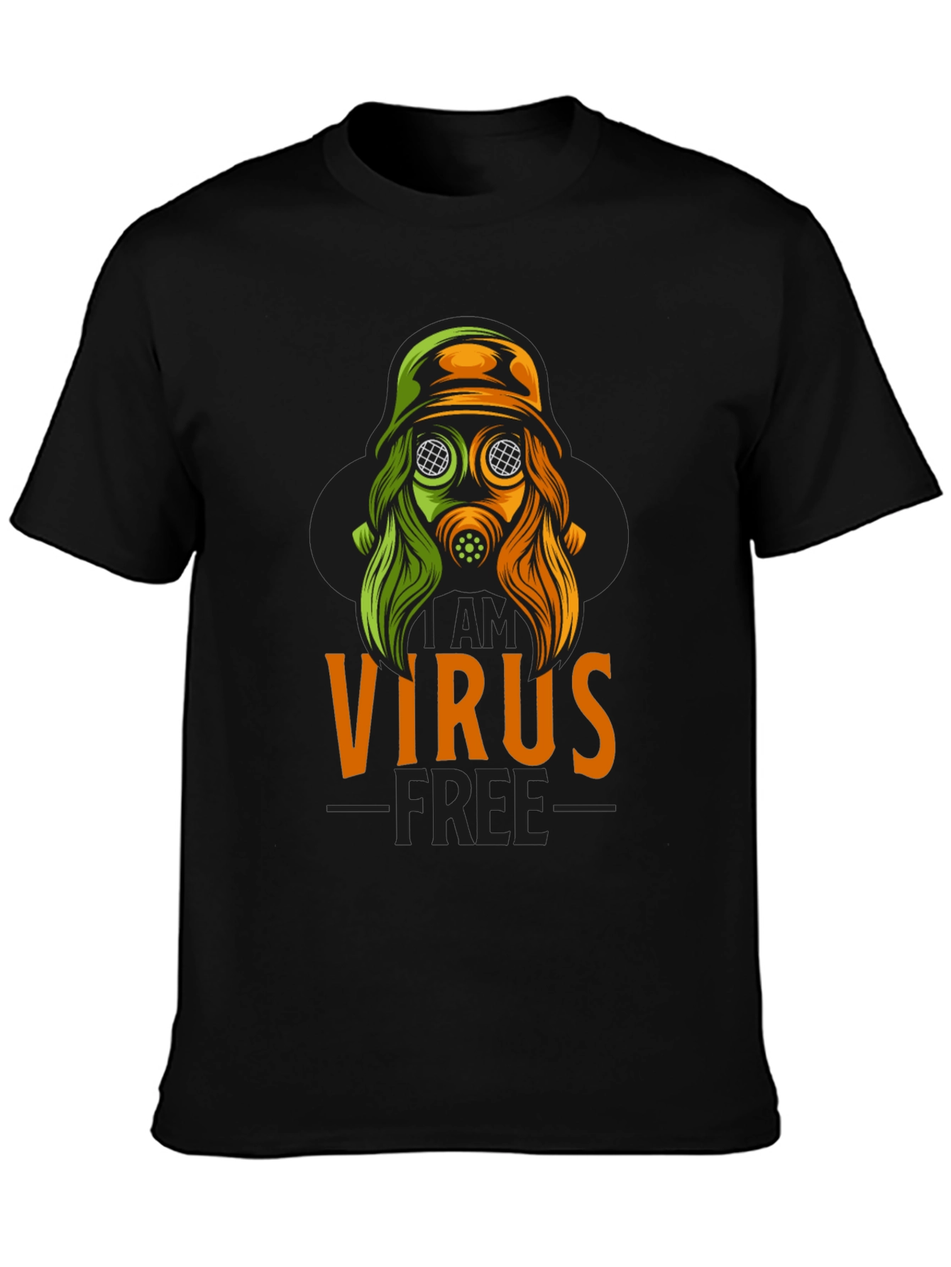 Virus Free Graphic T-Shirt