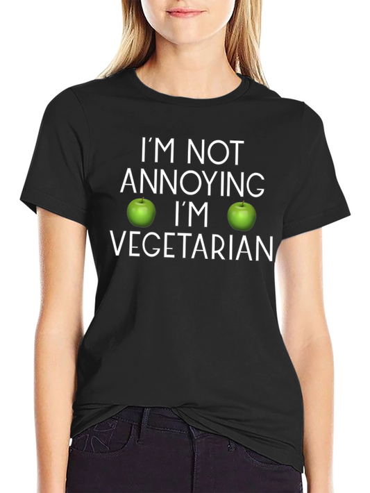 Vegetarian Graphic T-Shirt - Humorous Vegan Apparel
