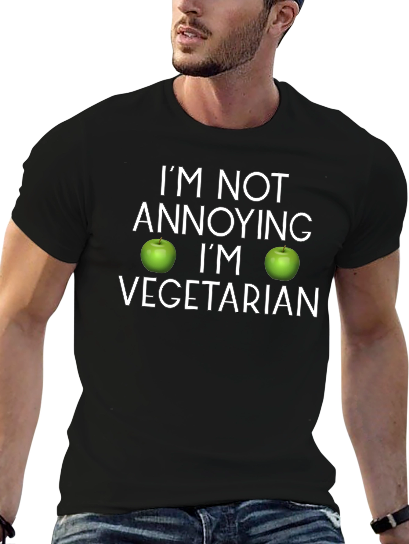 Vegetarian Graphic T-Shirt - Humorous Vegan Apparel