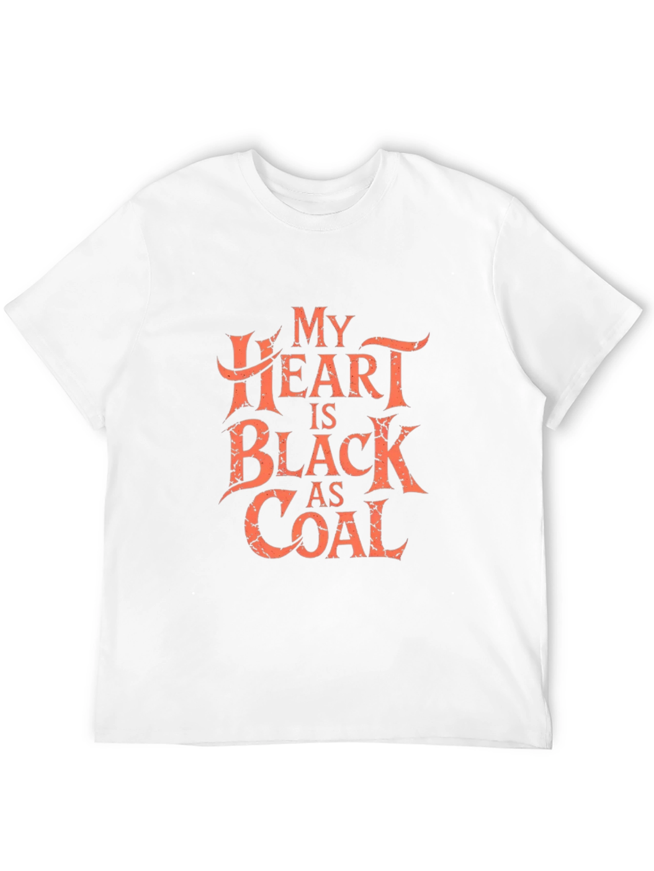 My Heart Is Black As Coal Graphic Tee