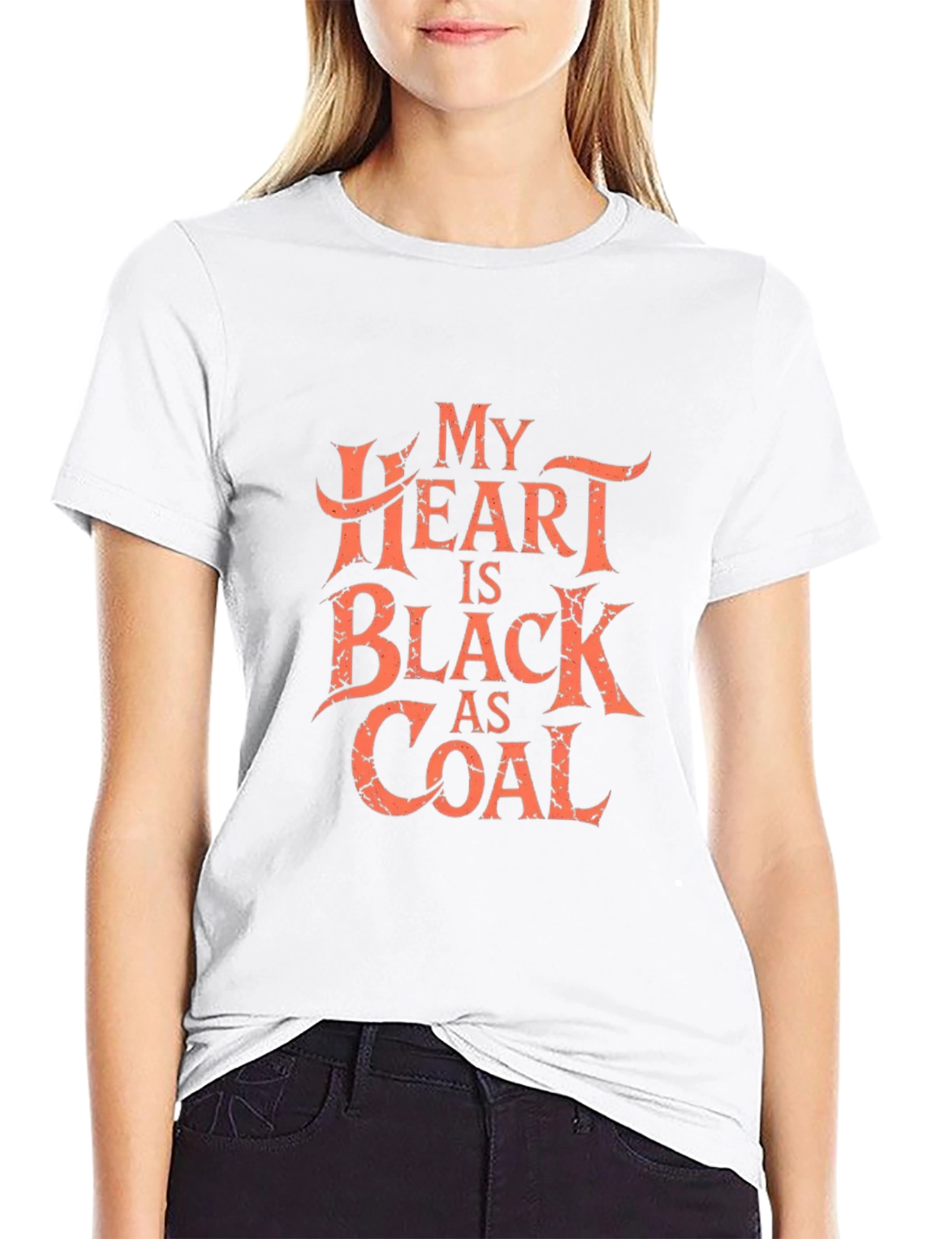 My Heart Is Black As Coal Graphic Tee