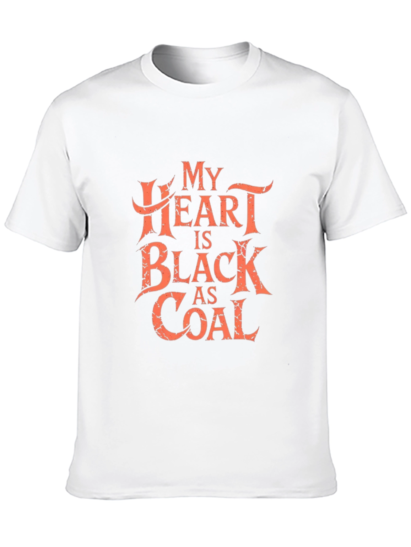 My Heart Is Black As Coal Graphic Tee