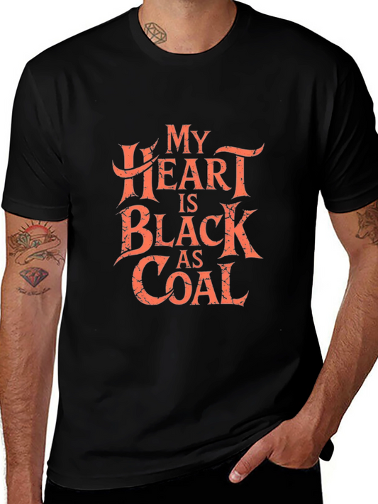 My Heart Is Black As Coal Graphic Tee