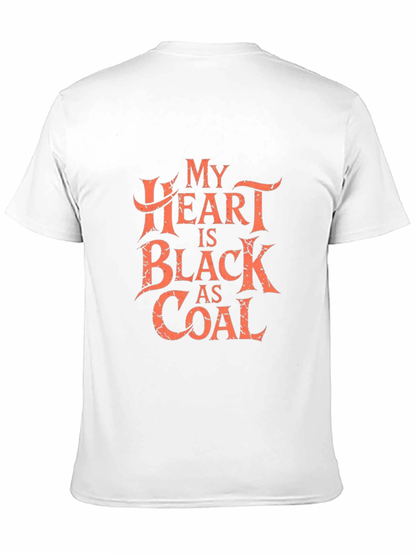 My Heart Is Black As Coal Graphic Tee