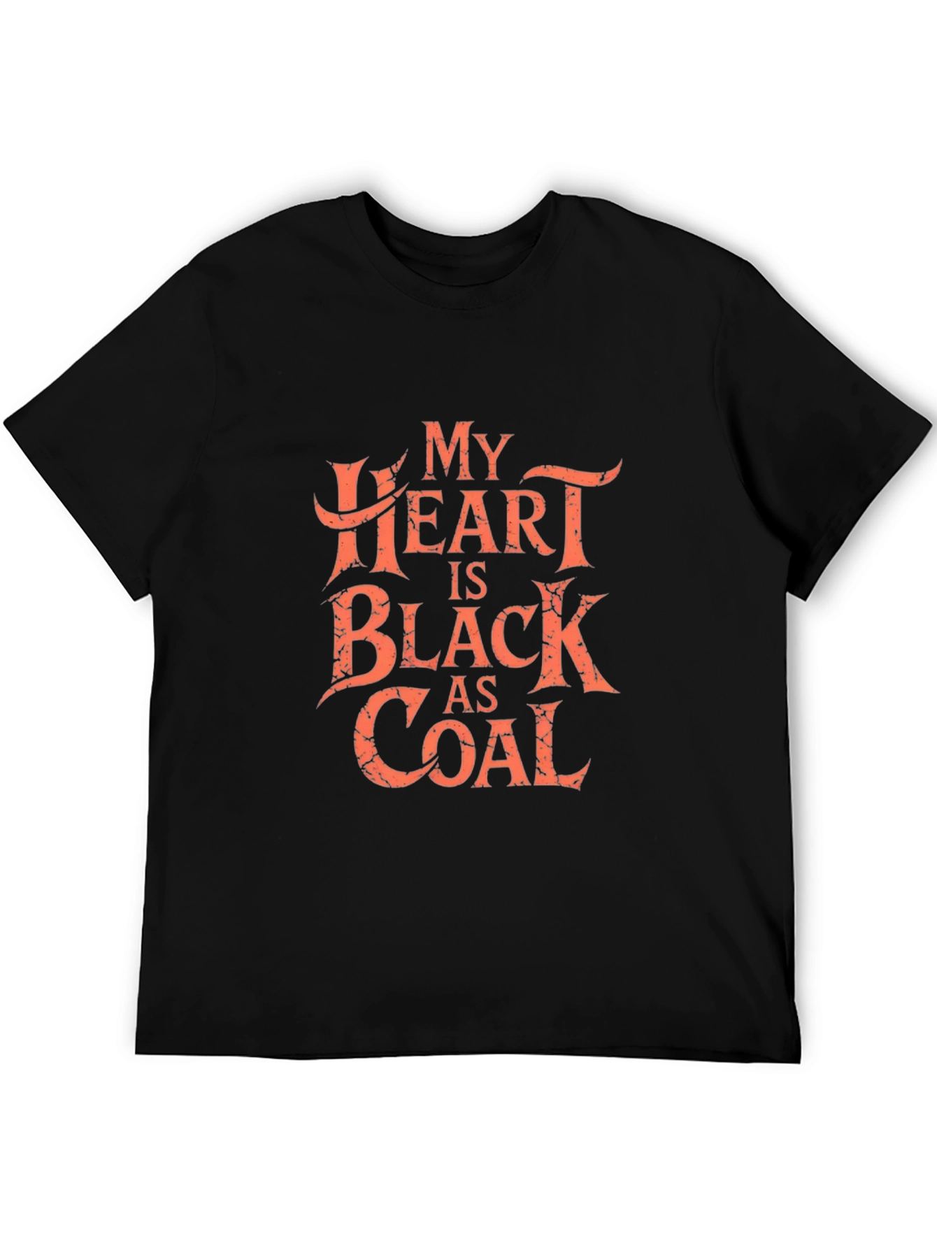My Heart Is Black As Coal Graphic Tee