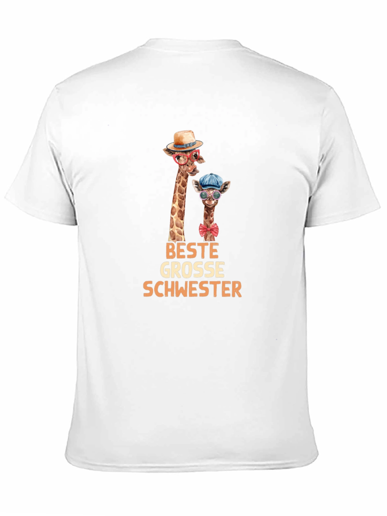 Beste Grosse Schwester Giraffe T-Shirt