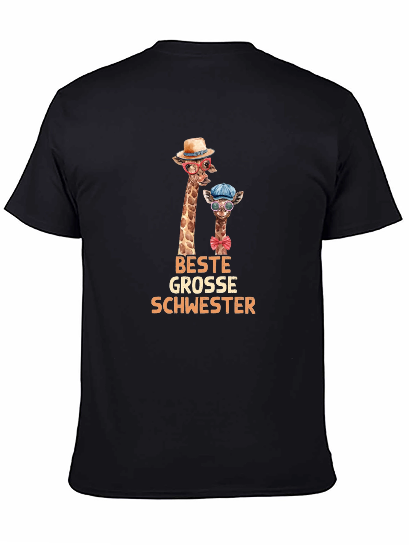 Beste Grosse Schwester Giraffe T-Shirt