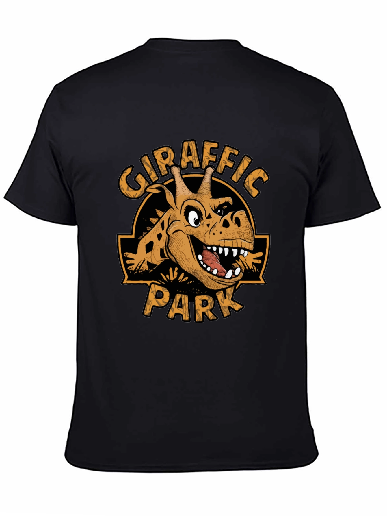 Giraffaic Park T-Shirt - Novelty Giraffe Jurassic Parody