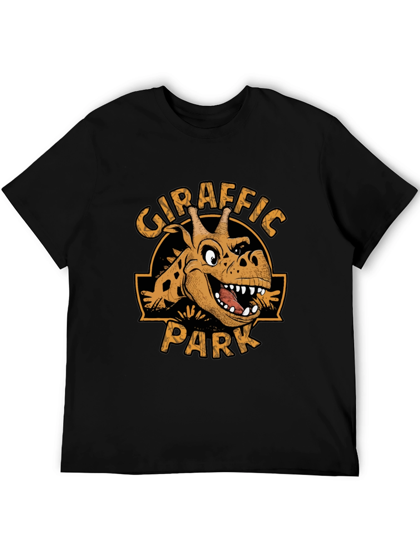 Giraffaic Park T-Shirt - Novelty Giraffe Jurassic Parody