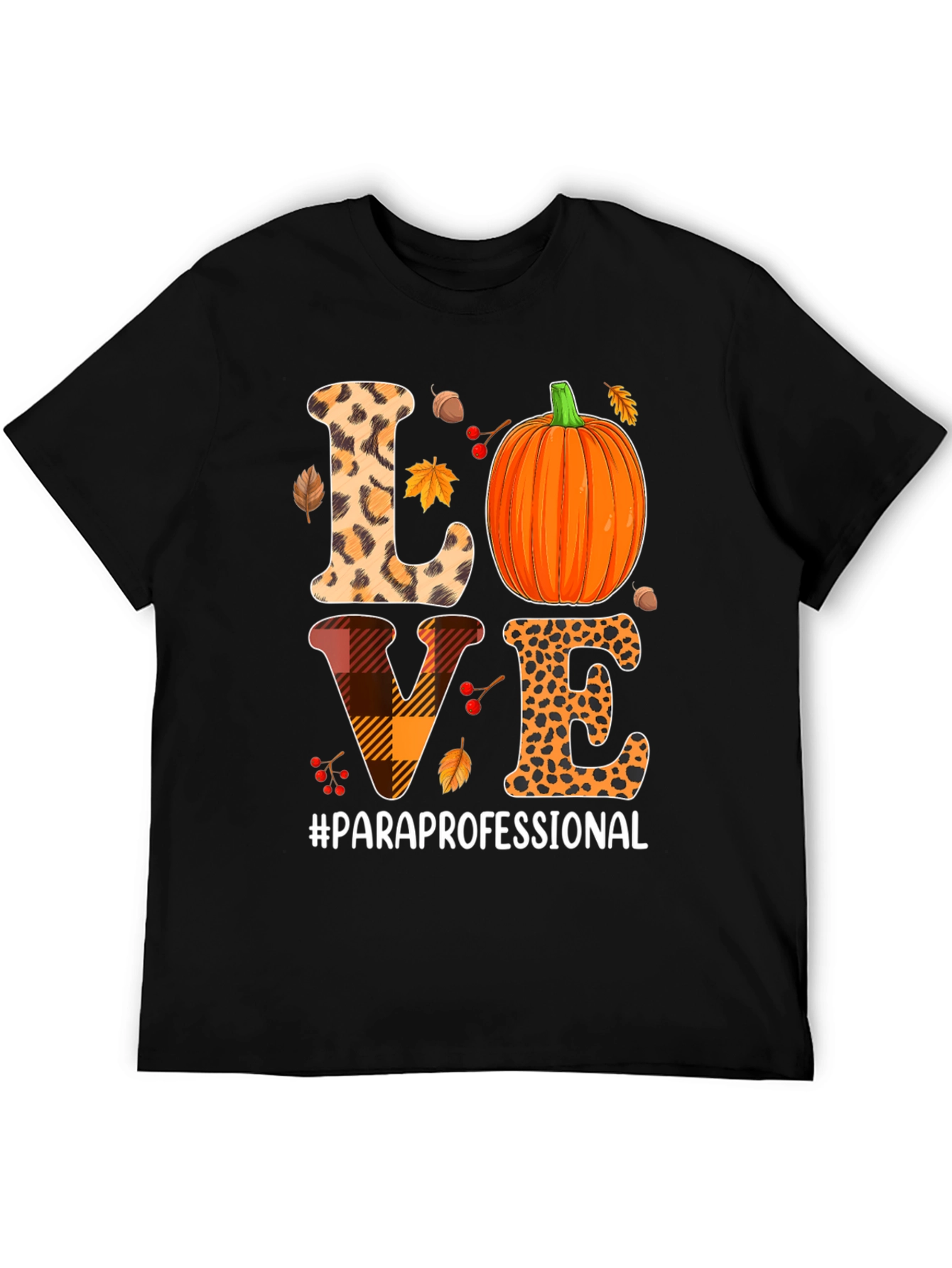 Fall Paraprofessional Love T-Shirt