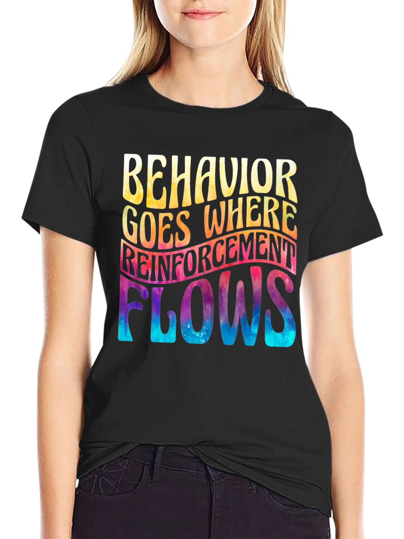 Behavior Reinforcement Flows Graphic Tee