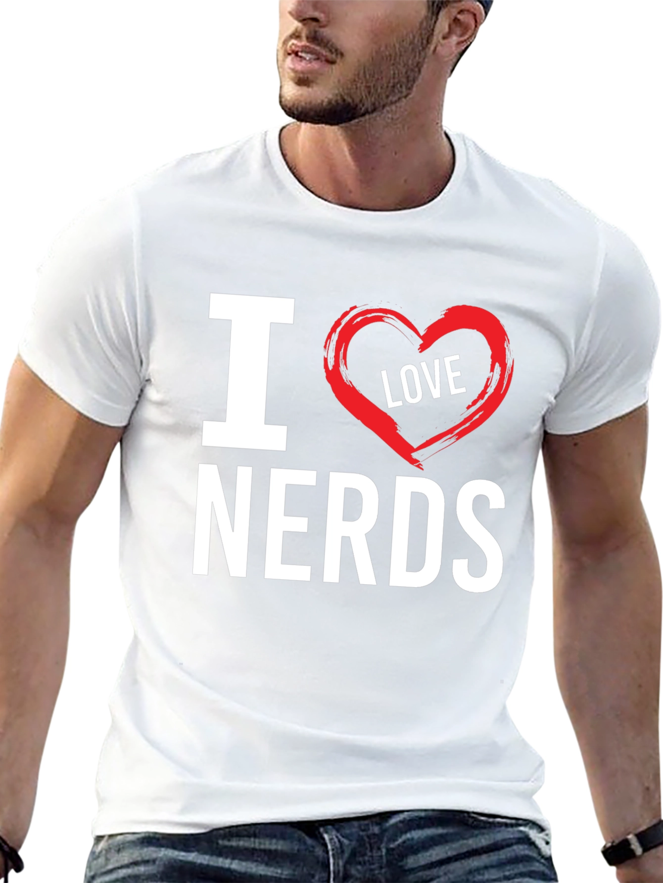 I Love Nerds T-Shirt - Geek Chic Tee