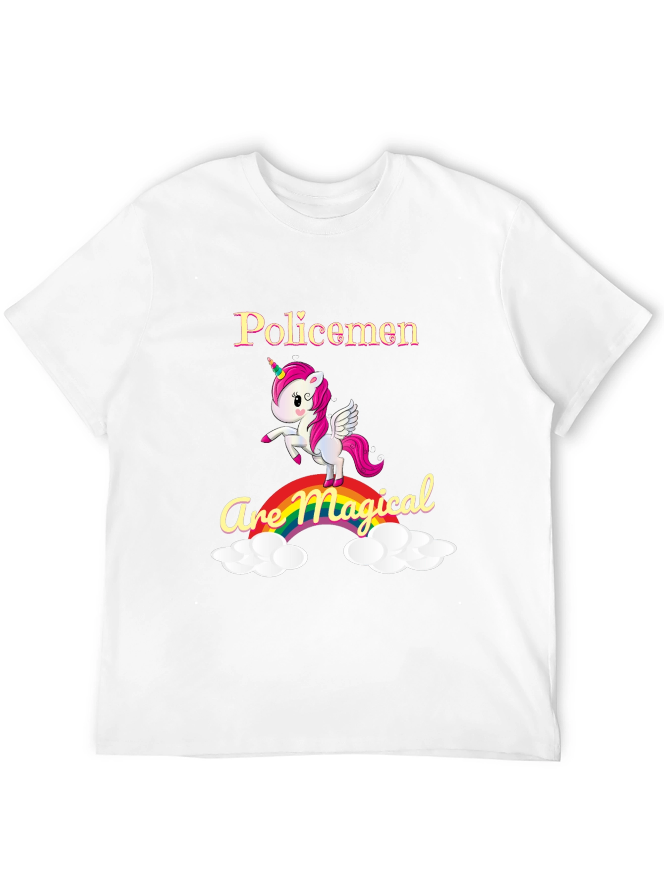 Policemen Are Magical Graphic T-Shirt