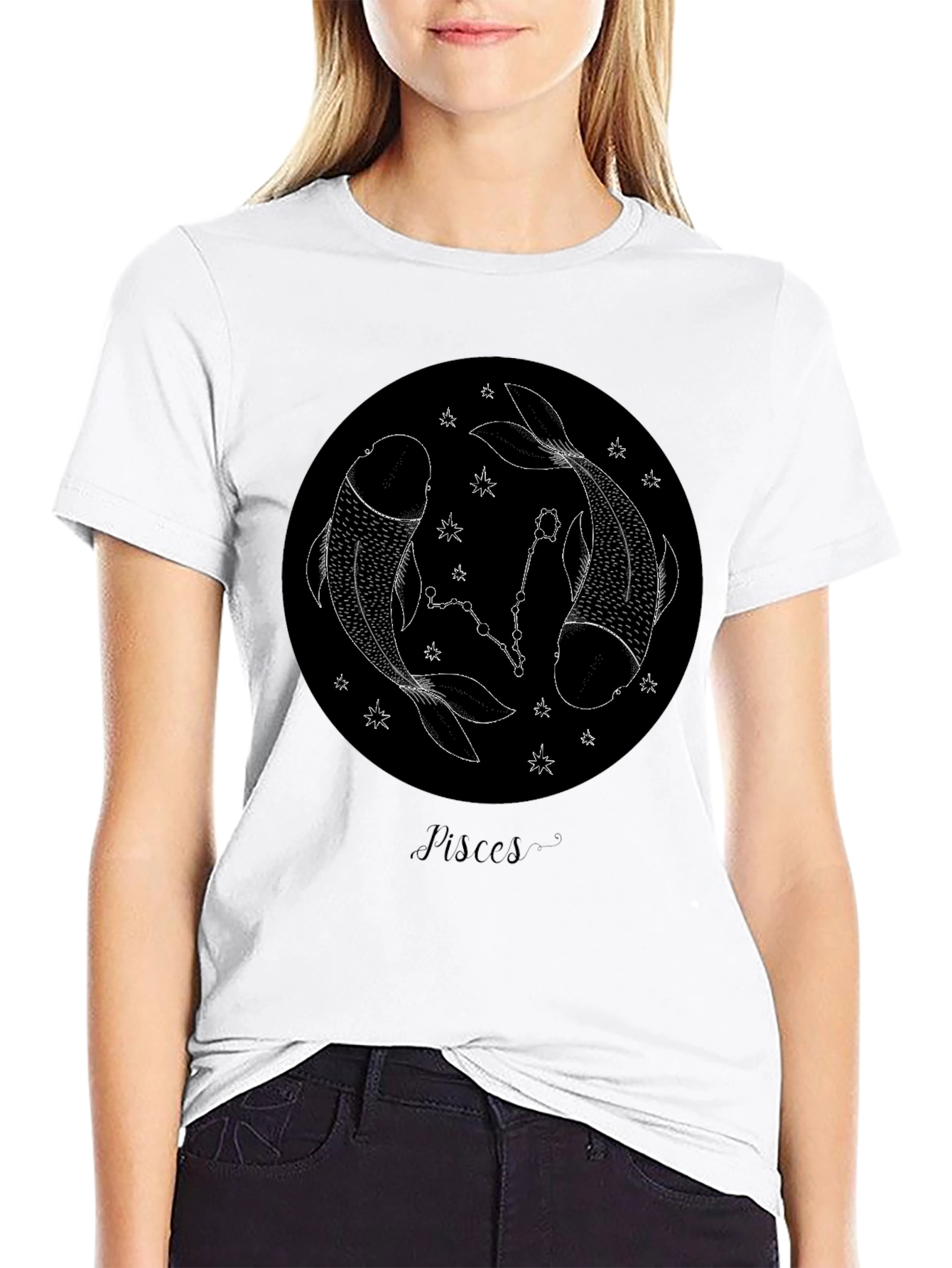 Pisces Zodiac T-Shirt - Stylish Astrological Design