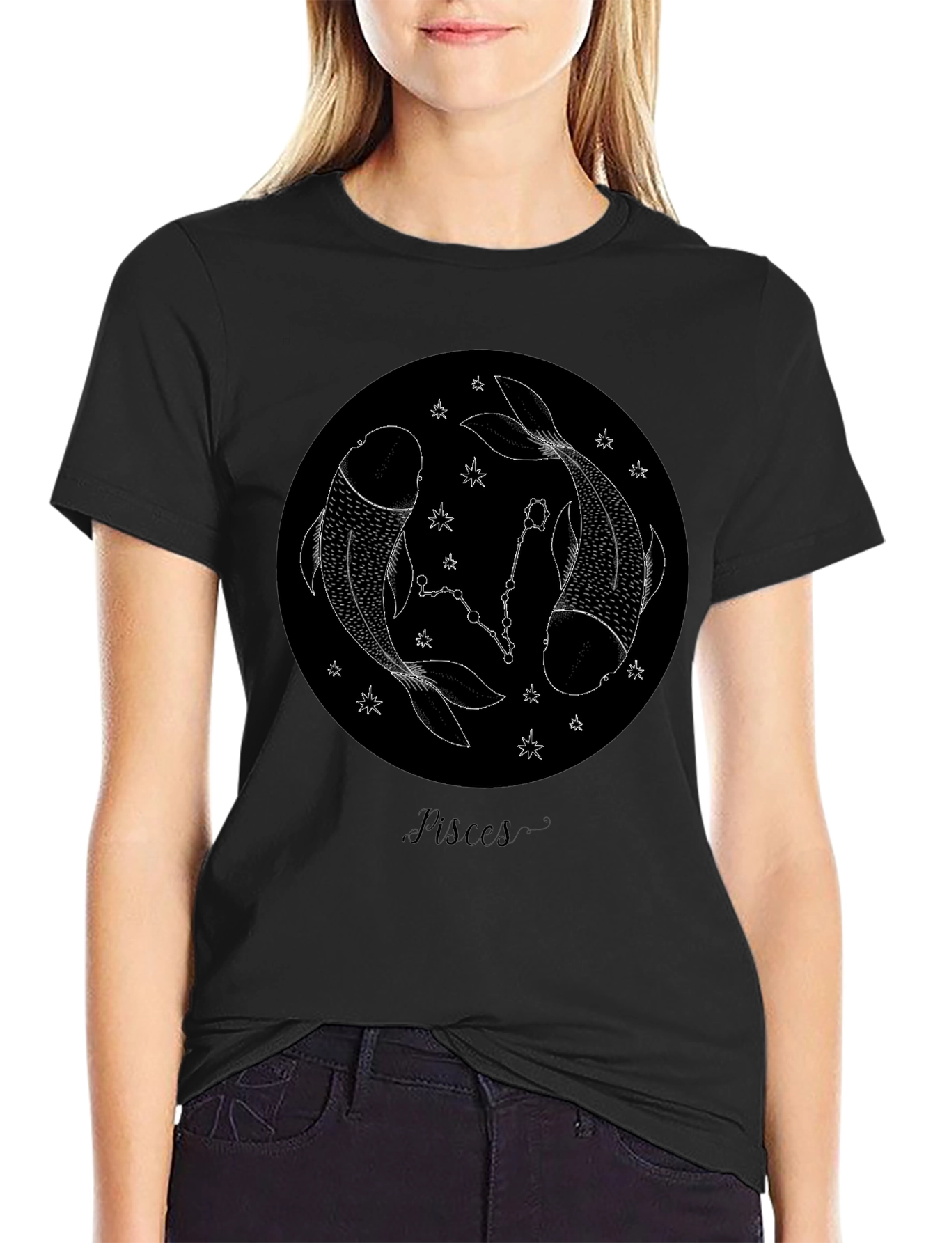 Pisces Zodiac T-Shirt - Stylish Astrological Design