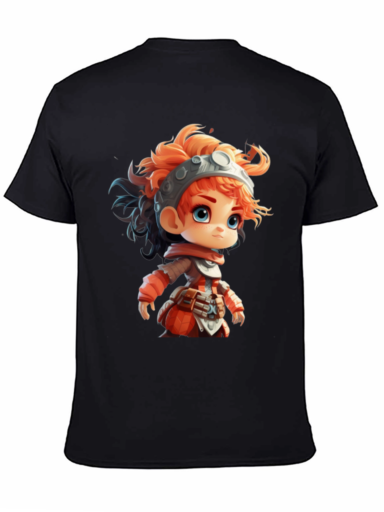 Cartoon Character Graphic Print T-Shirt