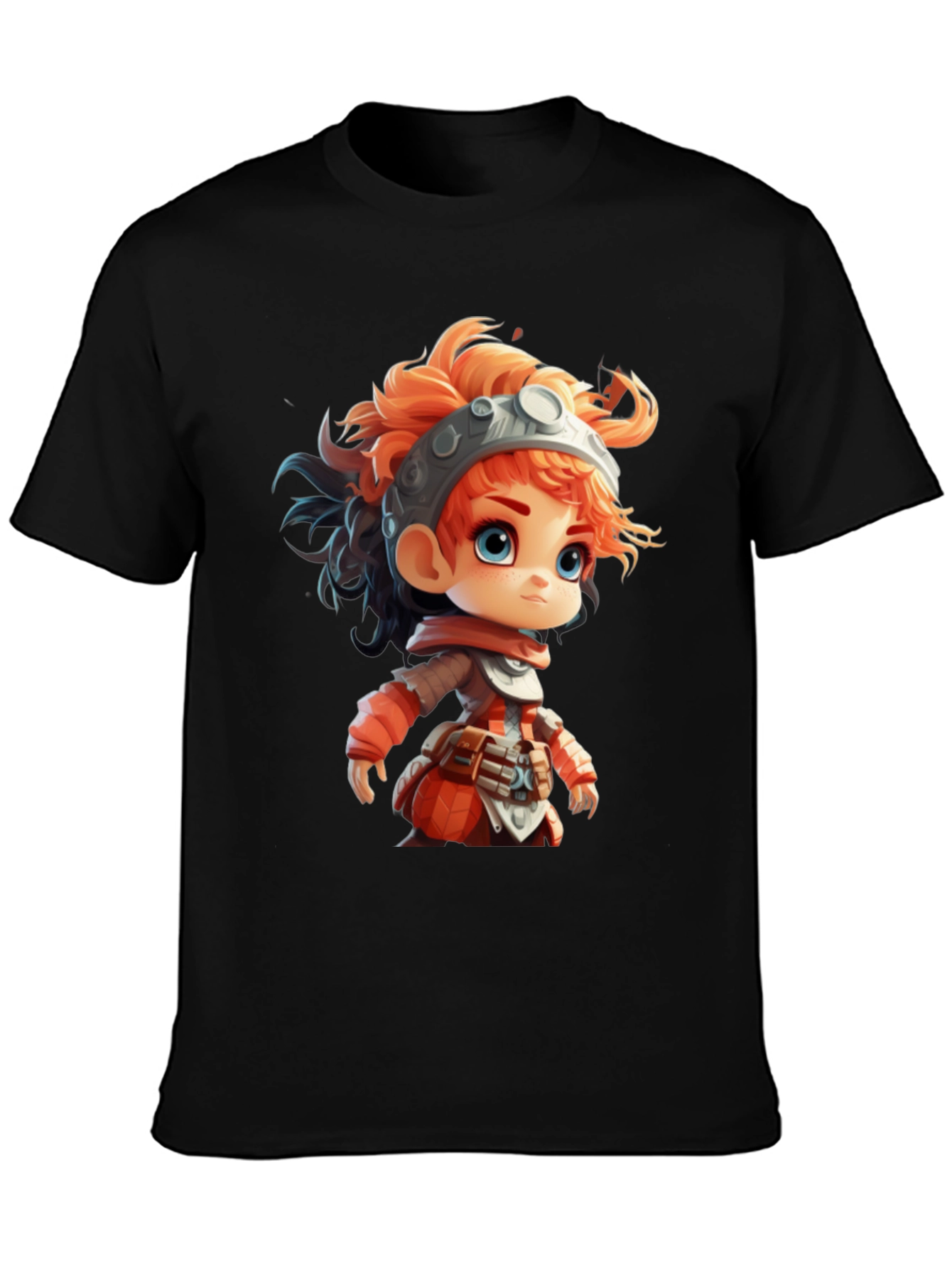 Cartoon Character Graphic Print T-Shirt