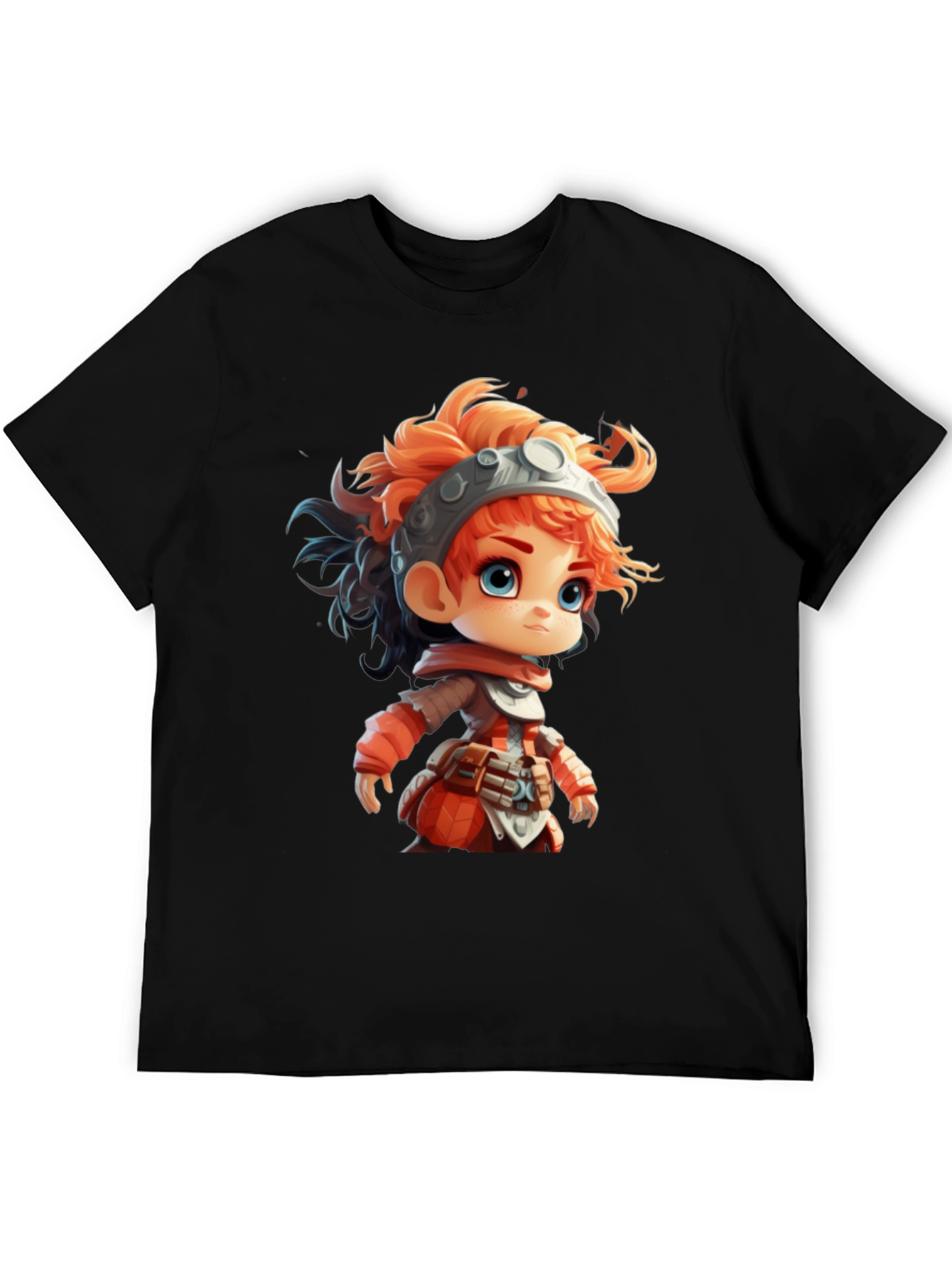 Cartoon Character Graphic Print T-Shirt
