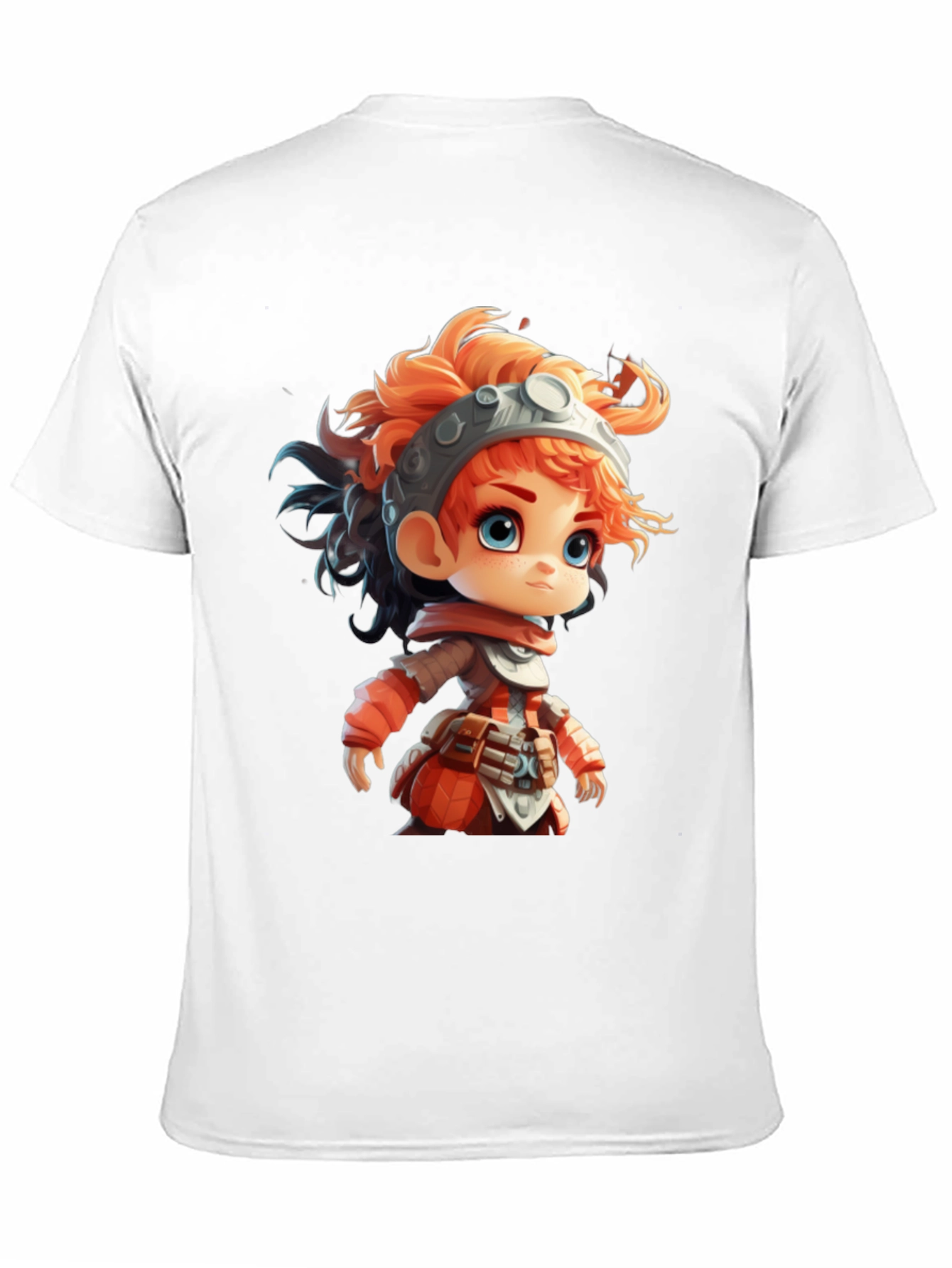 Cartoon Character Graphic Print T-Shirt