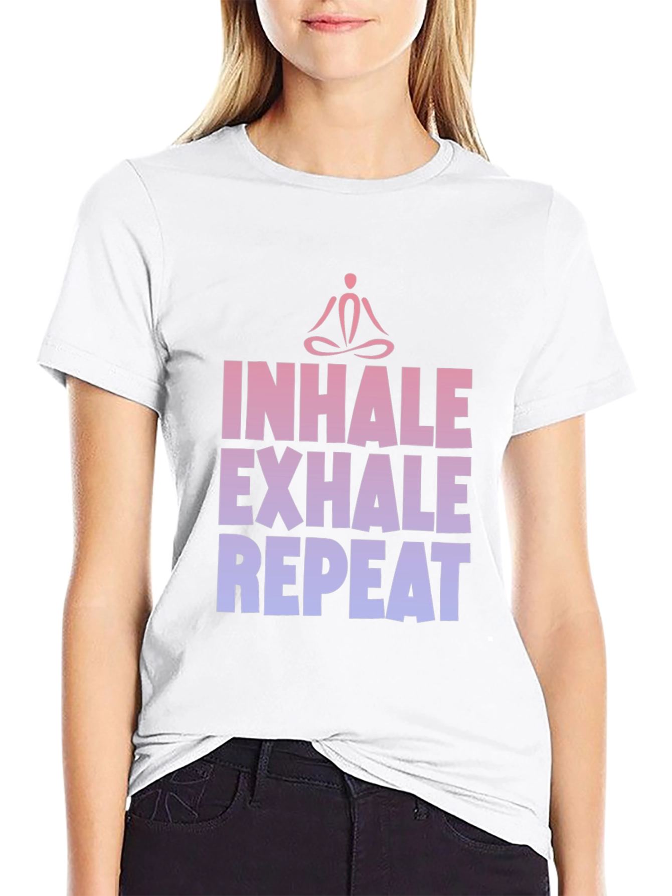 Inhale Exhale Repeat Yoga Graphic Tee
