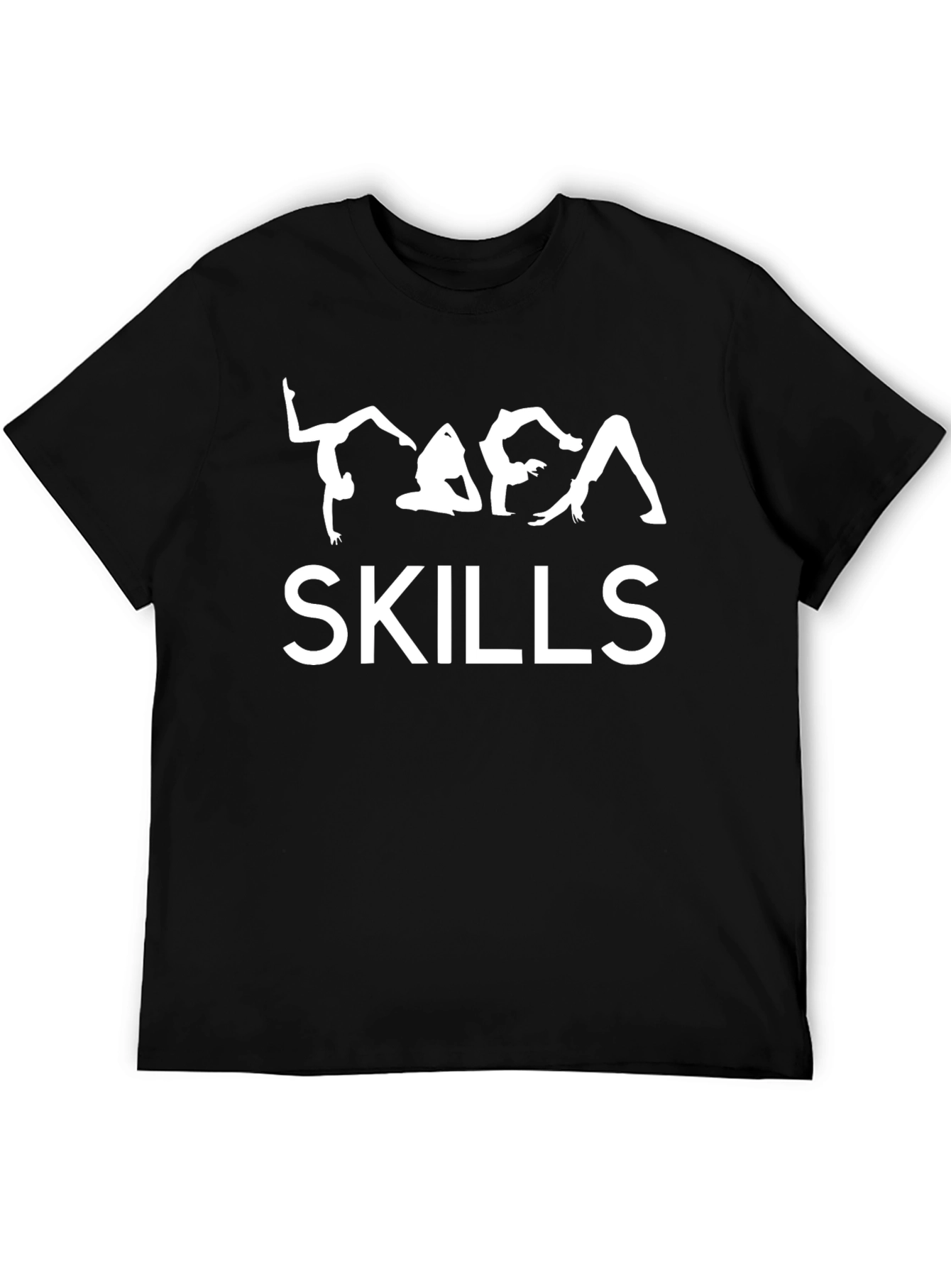 Yoga Skills Black T-Shirt
