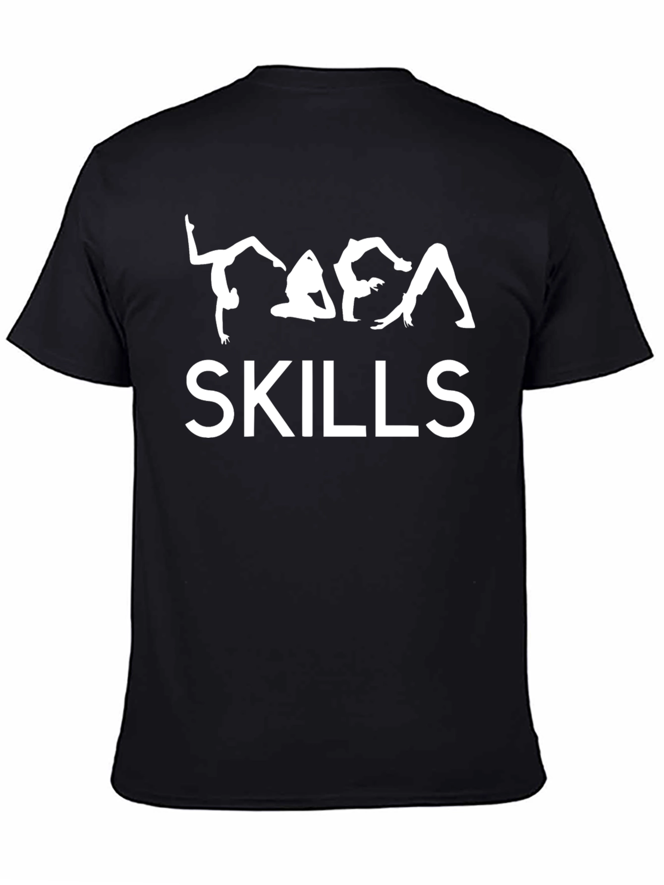 Yoga Skills Black T-Shirt