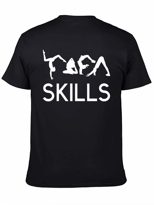 Yoga Skills Black T-Shirt