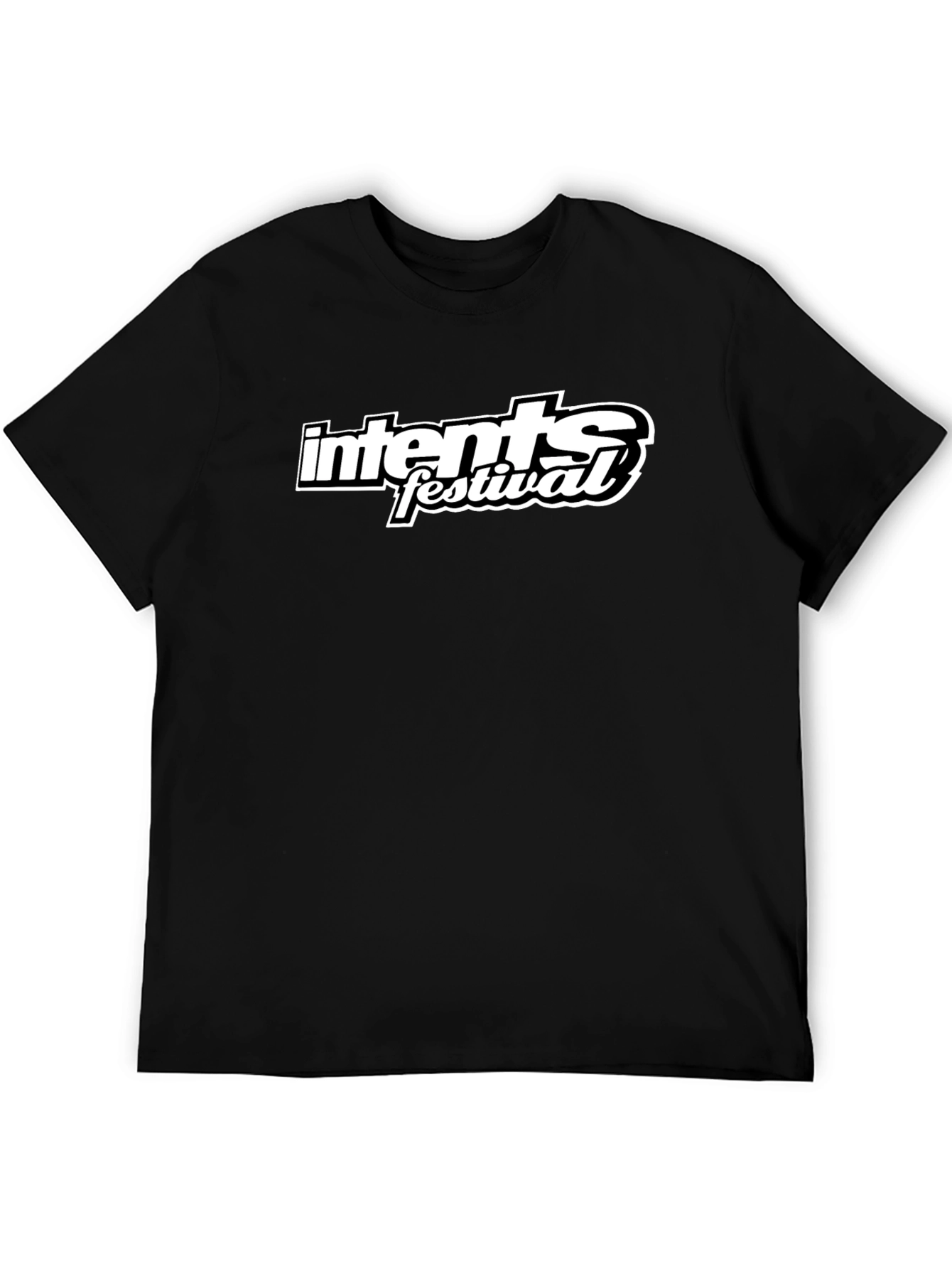 Intent Festival Black T-Shirt Graphic Tee