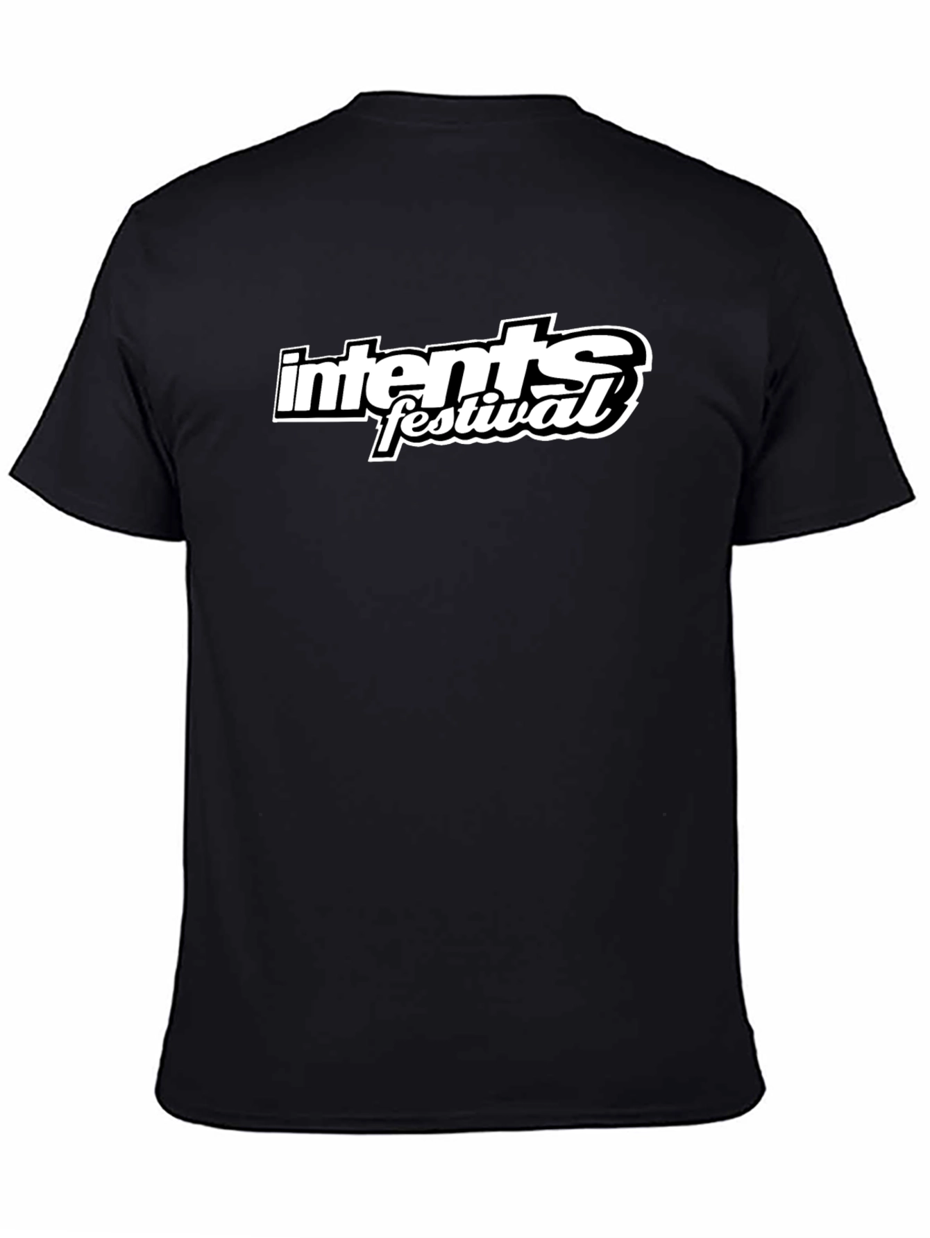 Intent Festival Black T-Shirt Graphic Tee