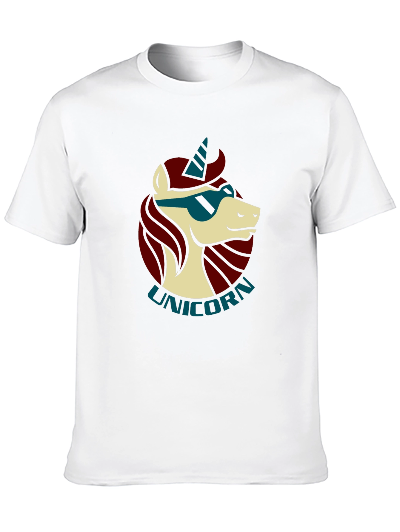 Cool Unicorn Graphic Black T-Shirt