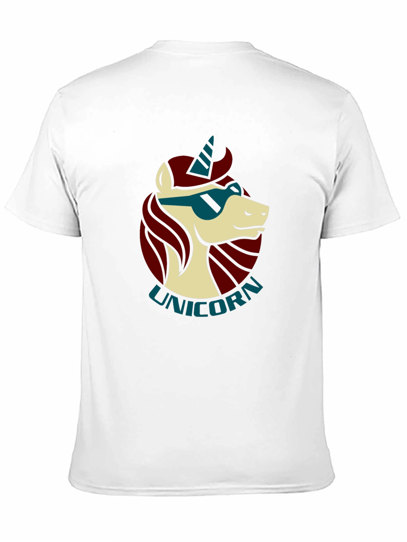 Cool Unicorn Graphic Black T-Shirt