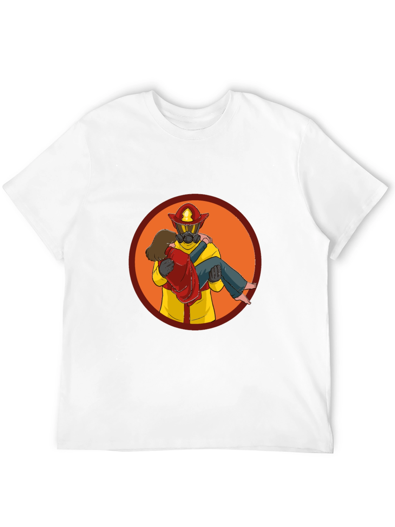 Firefighter Rescue Graphic T-Shirt