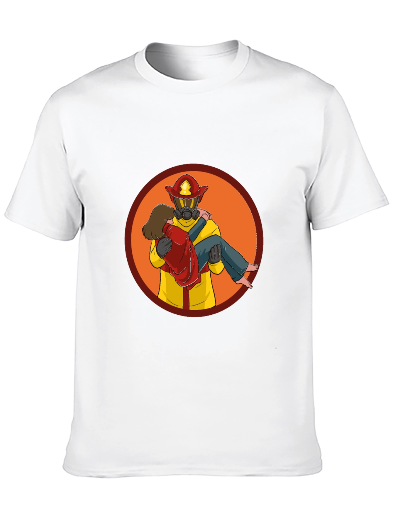 Firefighter Rescue Graphic T-Shirt