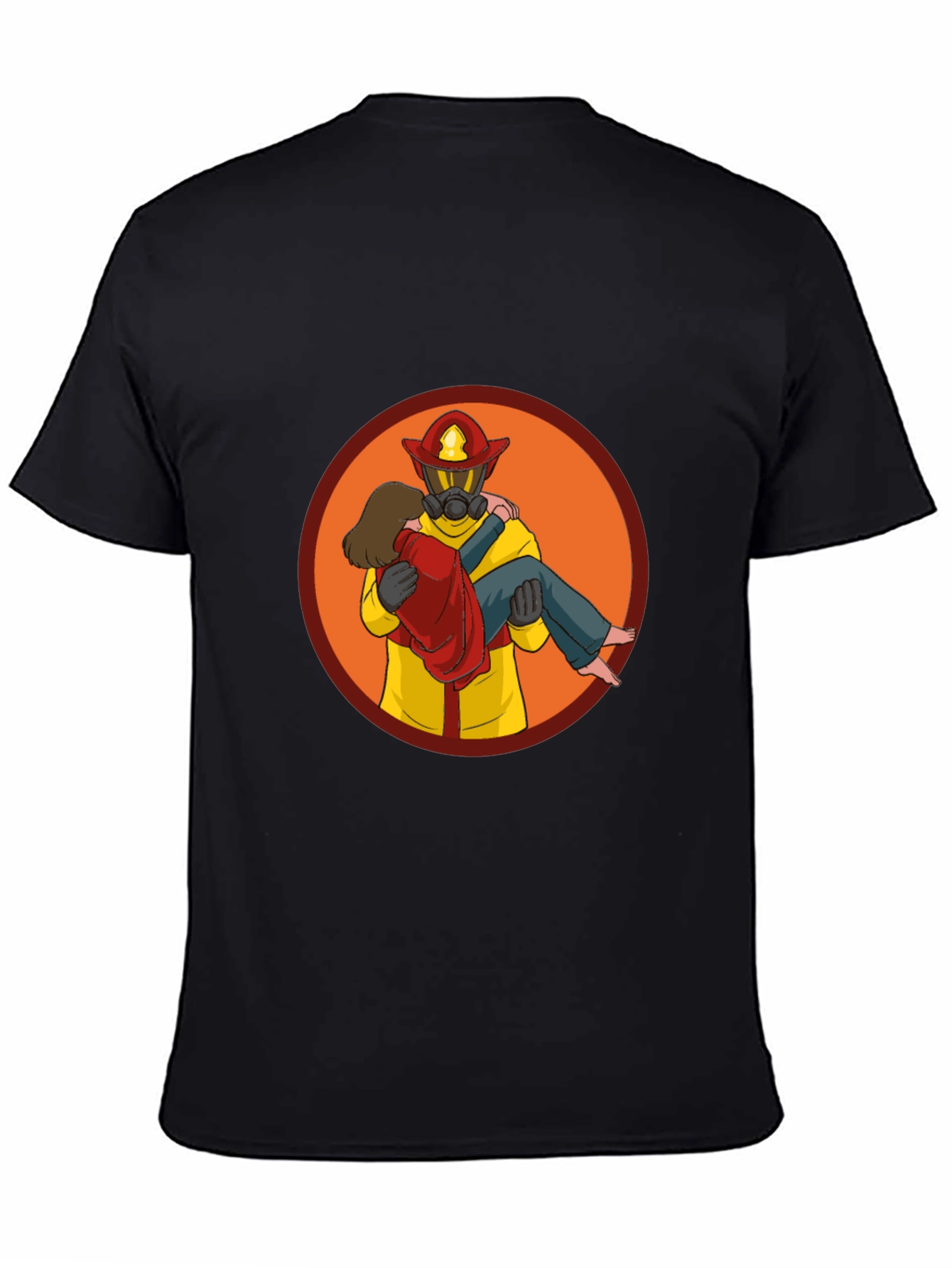Firefighter Rescue Graphic T-Shirt