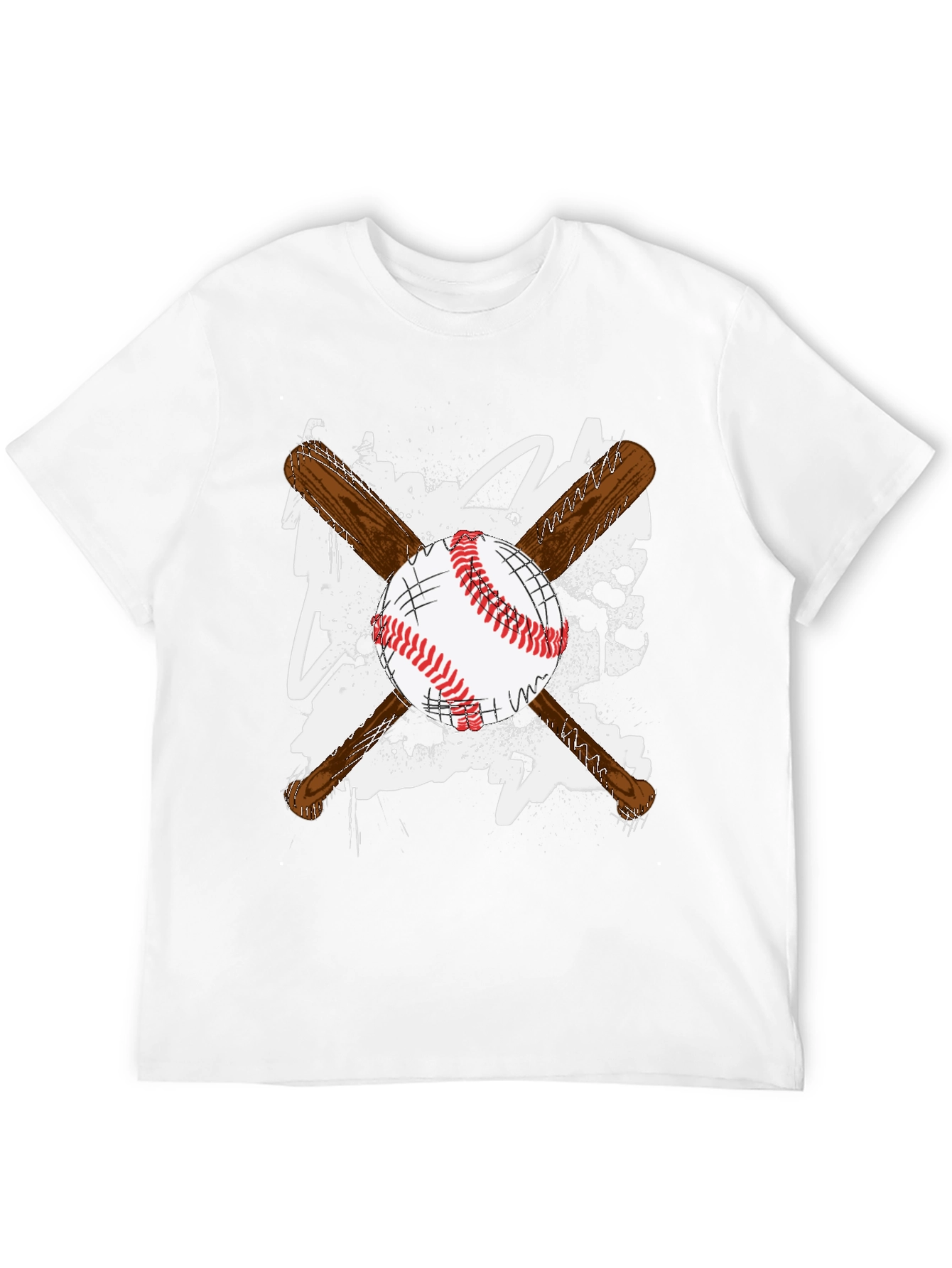 Baseball Bats & Ball Graphic T-Shirt