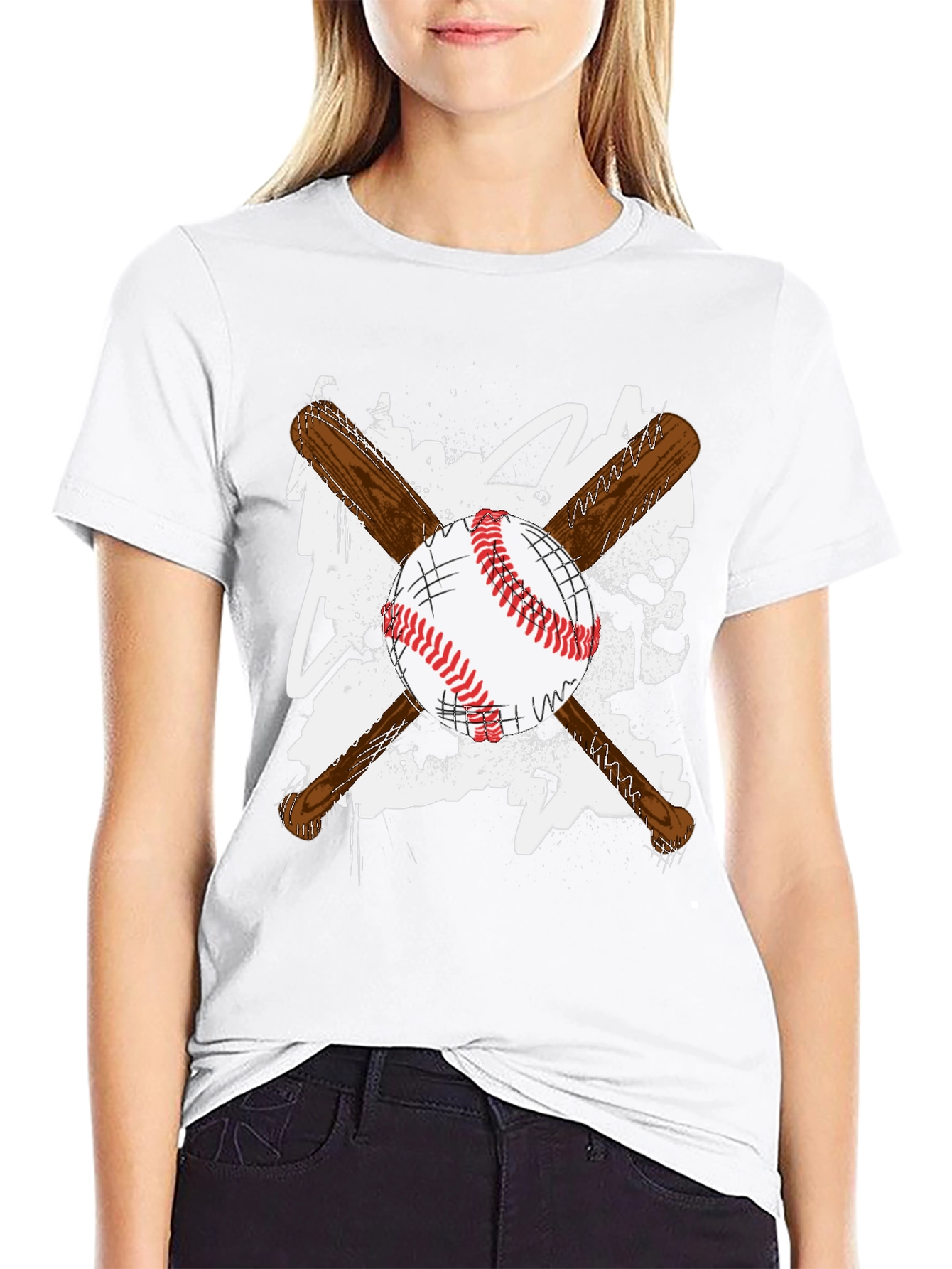 Baseball Bats & Ball Graphic T-Shirt