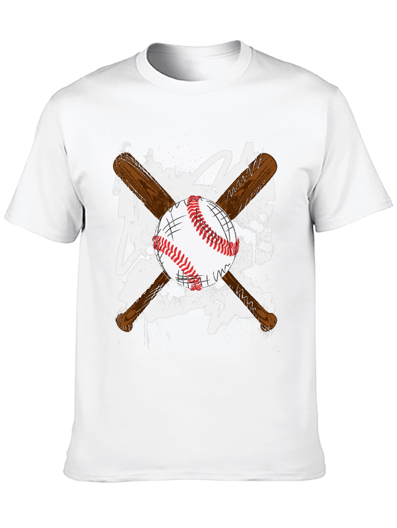 Baseball Bats & Ball Graphic T-Shirt