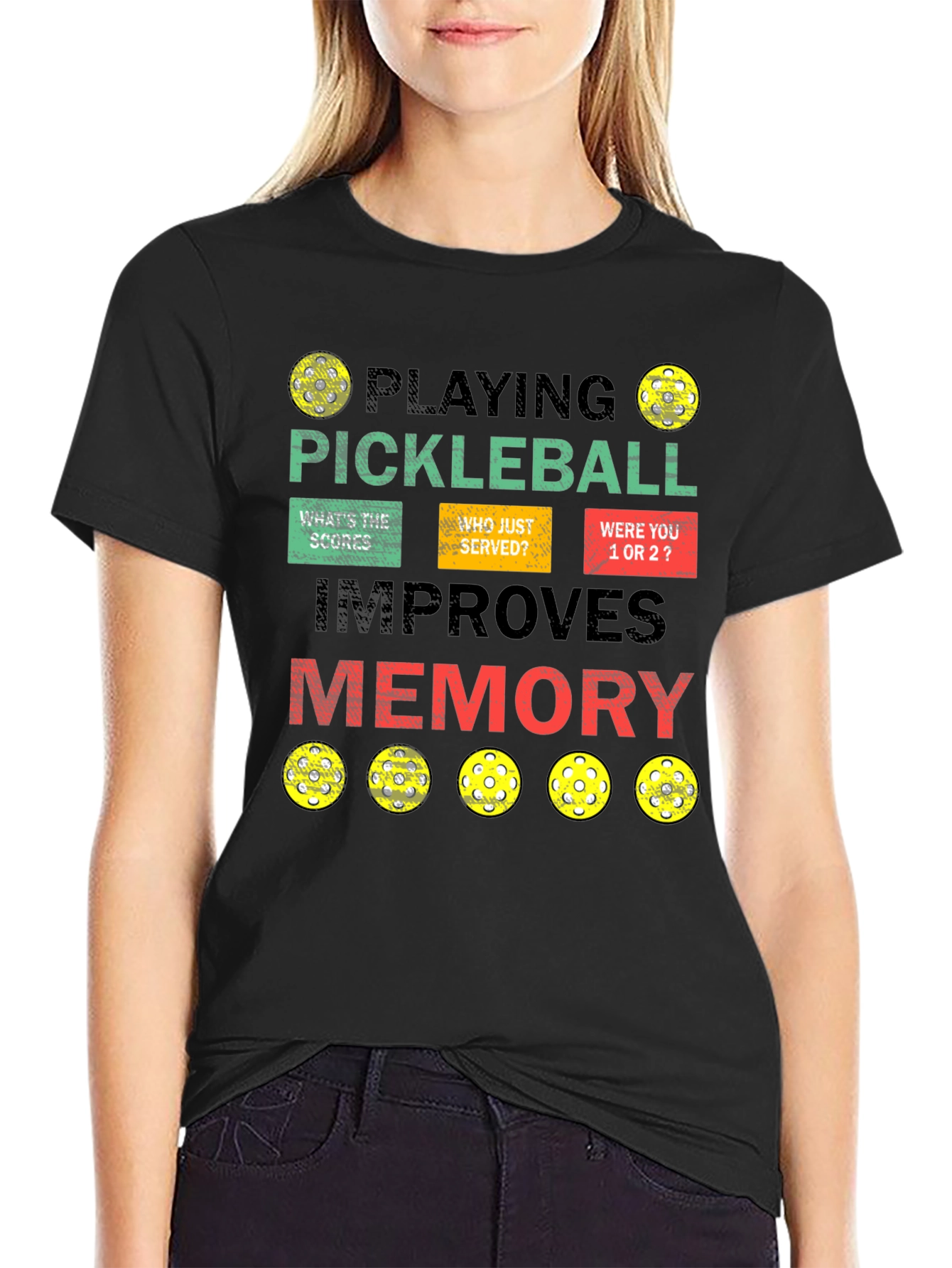 Pickleball Improves Memory T-Shirt