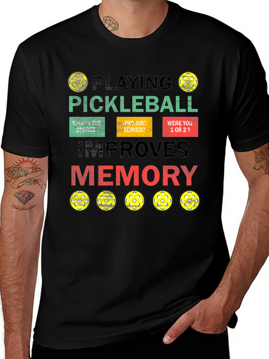 Pickleball Improves Memory T-Shirt
