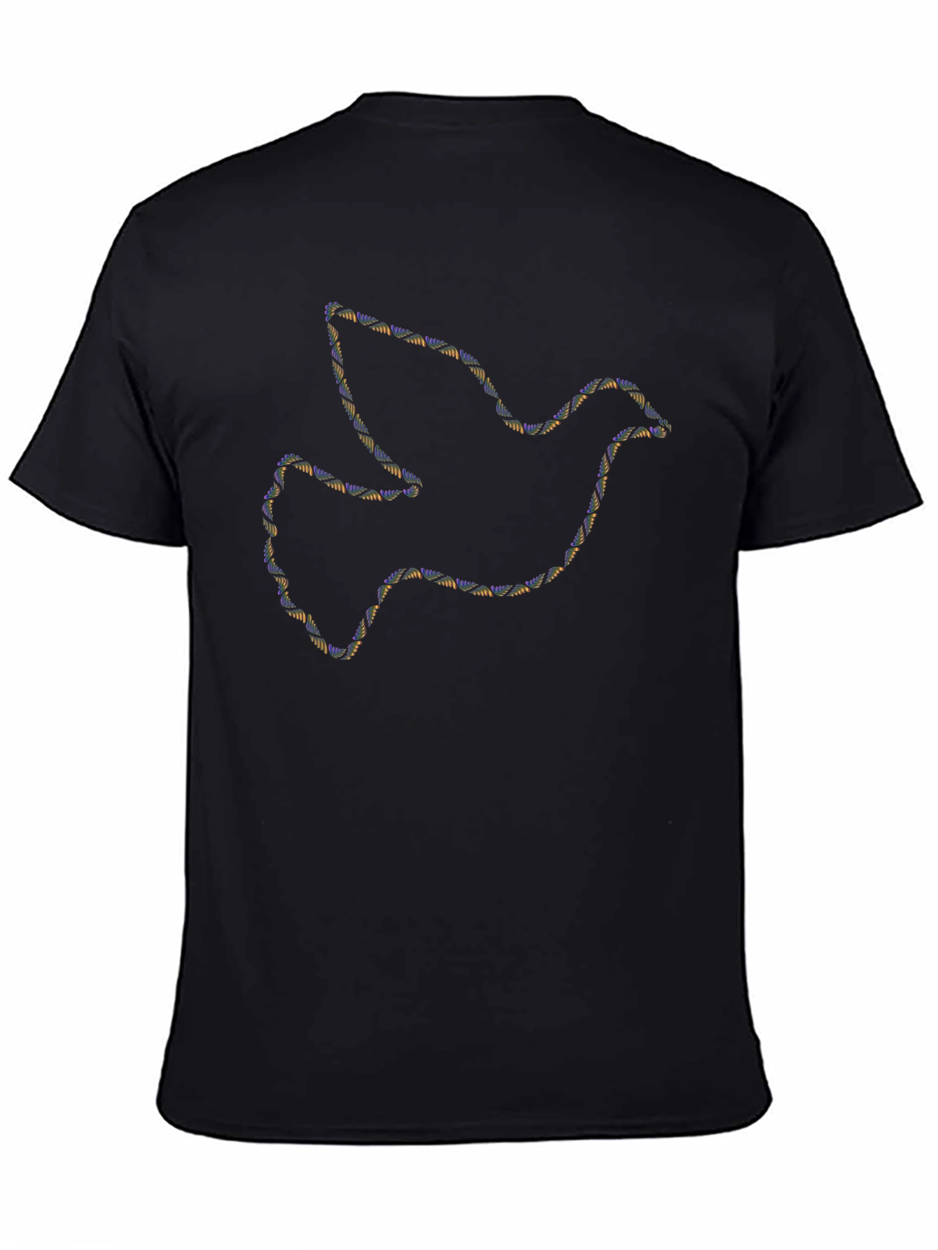 Dove DNA Graphic Print Black T-Shirt