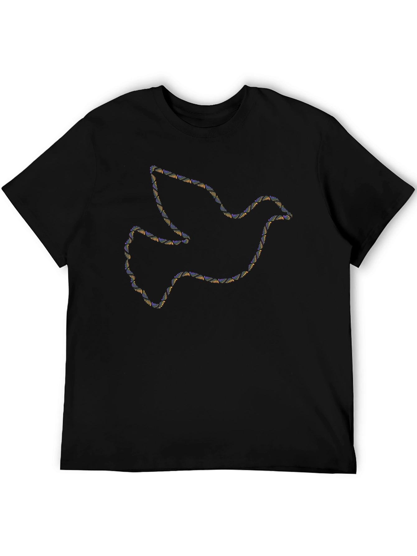 Dove DNA Graphic Print Black T-Shirt