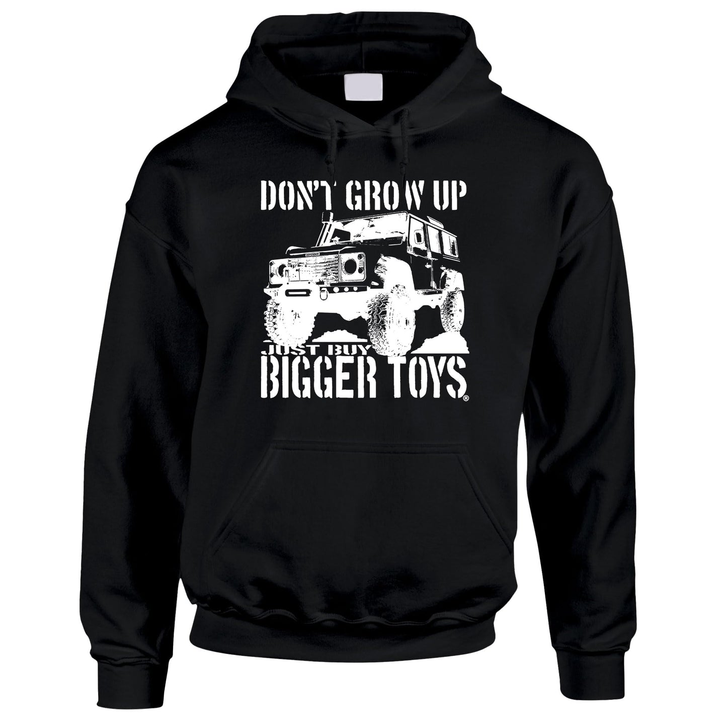 4x4 Hoodie - Buy Bigger Toys 4WD Off Road Vehicle Hoodies - 4 Wheel Drive Clothing Gift for Men - LR Series