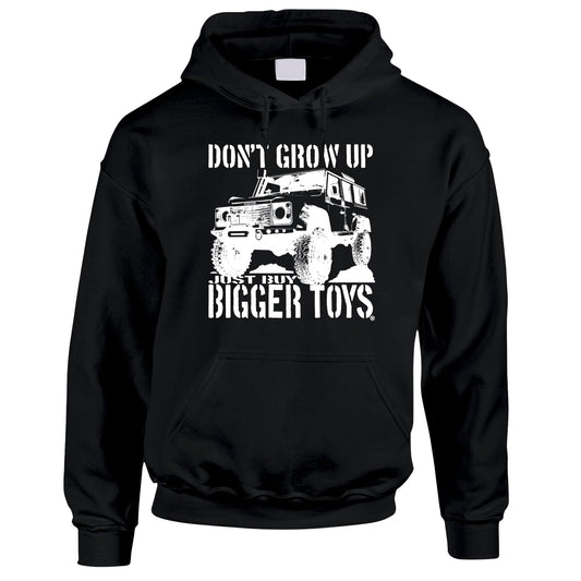 4x4 Hoodie - Buy Bigger Toys 4WD Off Road Vehicle Hoodies - 4 Wheel Drive Clothing Gift for Men - LR Series