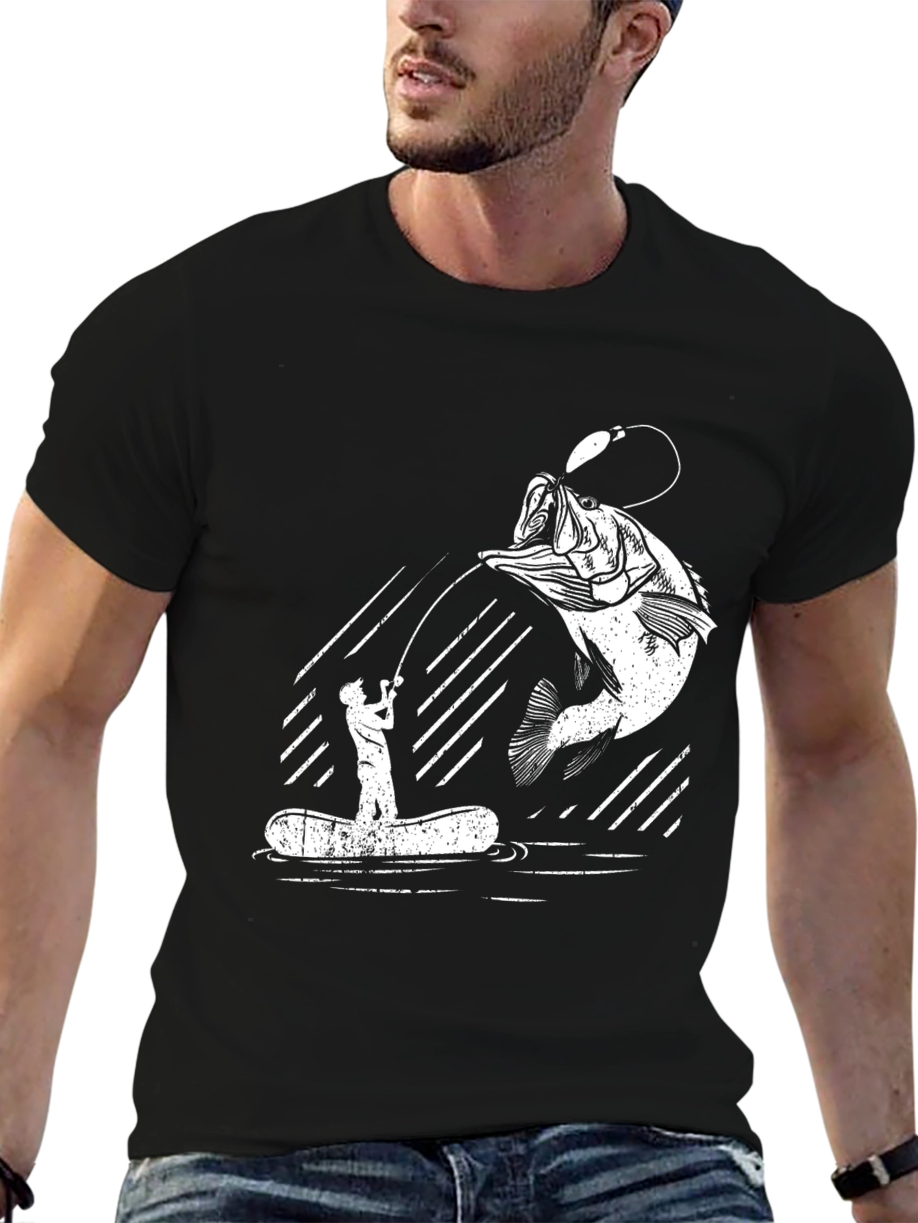 Fishing Graphic Tee - Bass Catch!