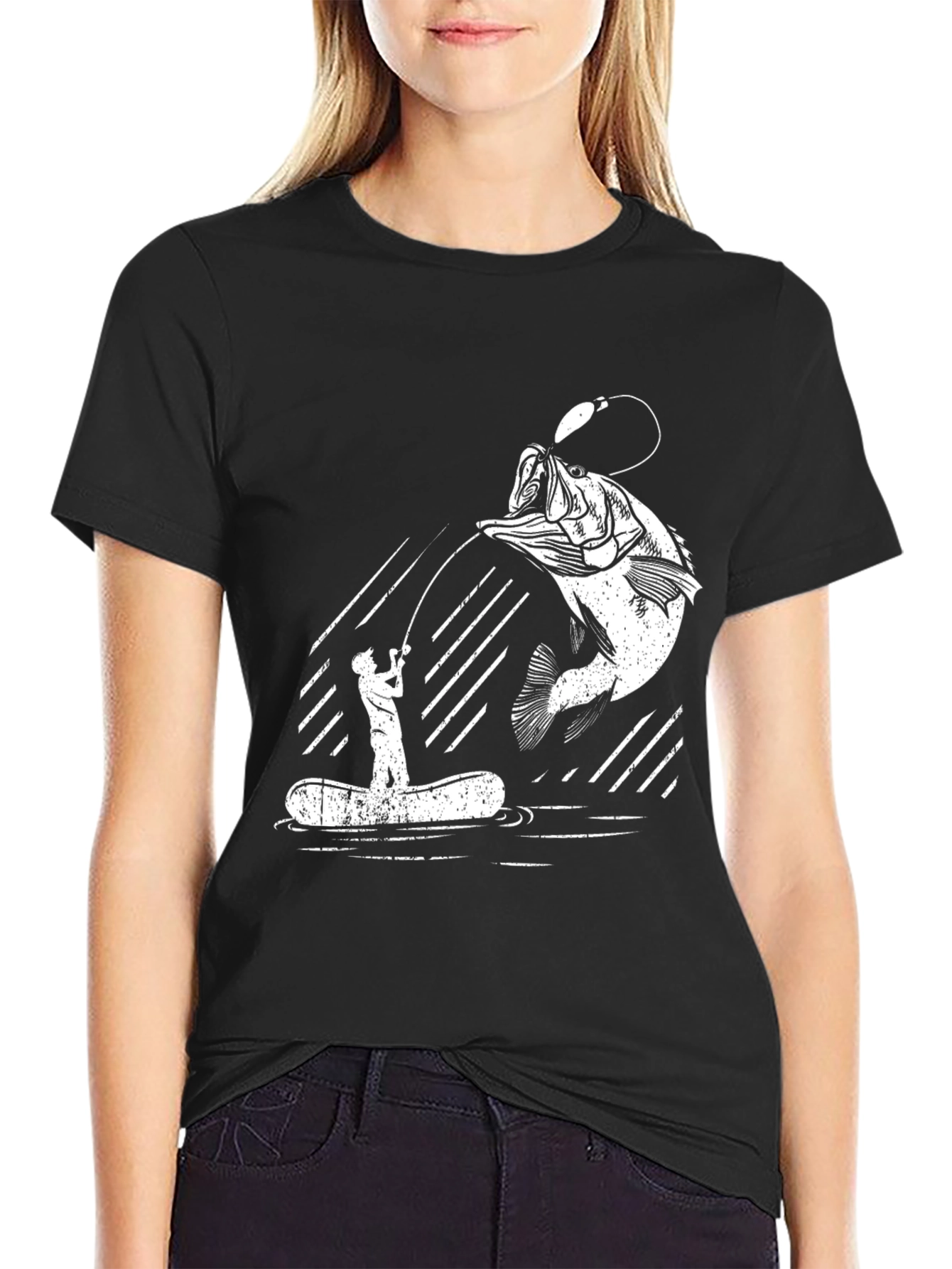 Fishing Graphic Tee - Bass Catch!
