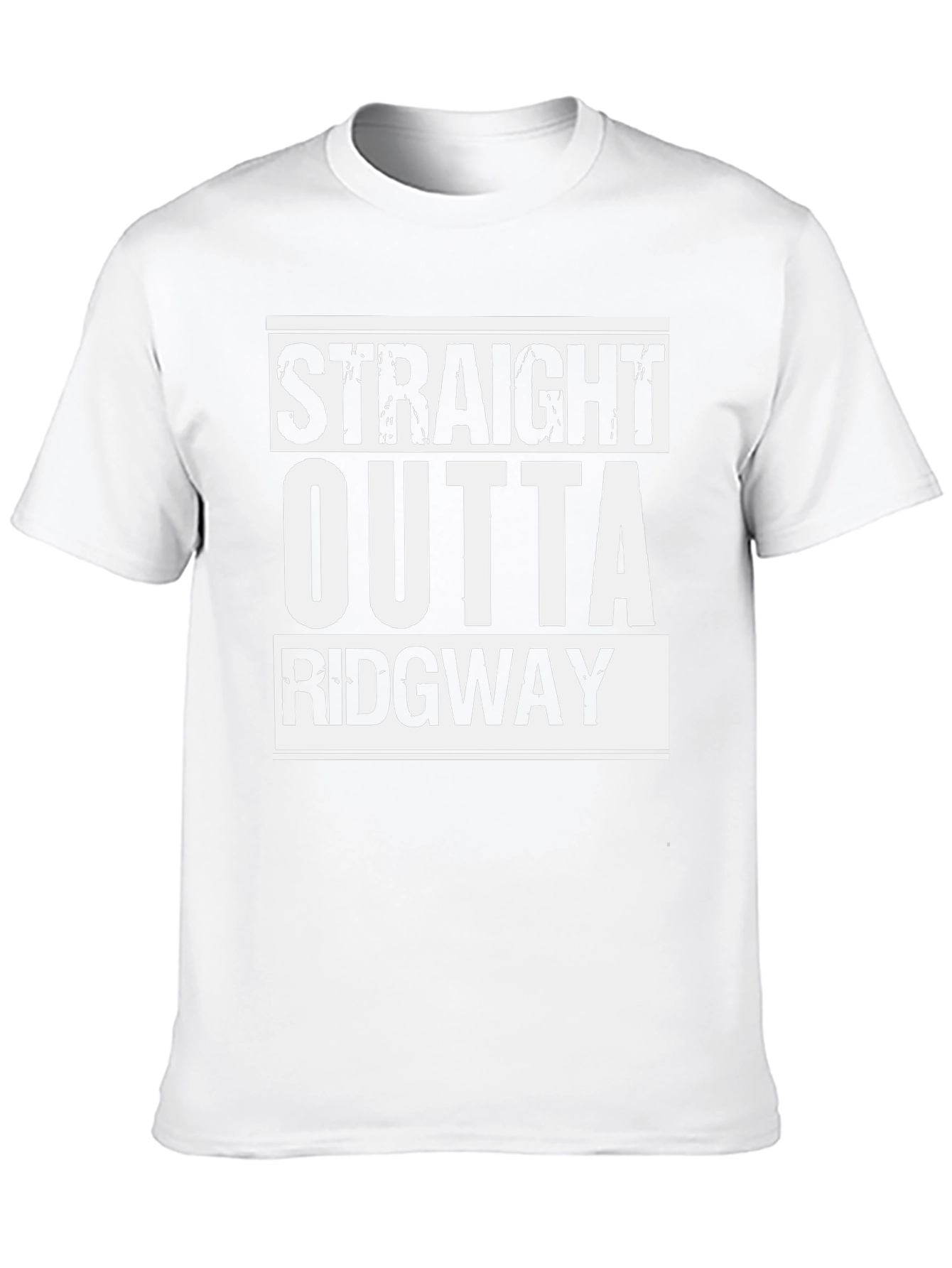 Straight Outta Ridgway Black T-Shirt