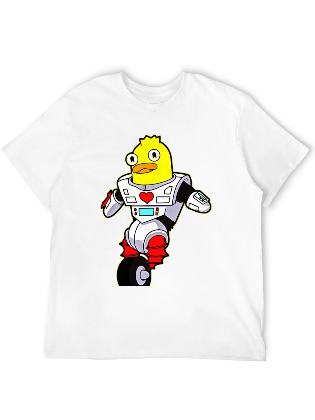 Robot Duck T-Shirt - Sci-Fi Cartoon Tee